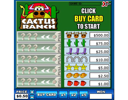 jet bingo cactus ranch online instant win game