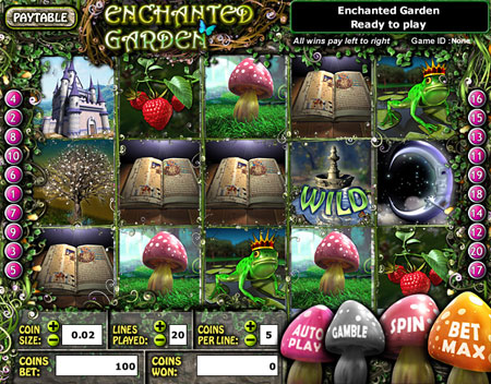 jet bingo enchanted garden 5 reel online slots game